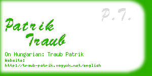 patrik traub business card